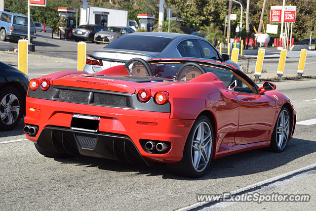 Ferrari F430 spotted in Malibu, California