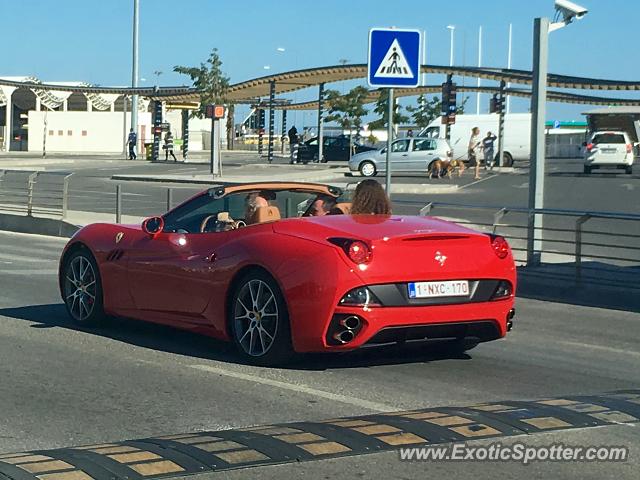 Ferrari California spotted in Faro, Portugal