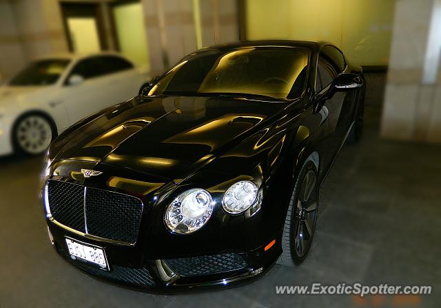 Bentley Continental spotted in Toronto, Canada