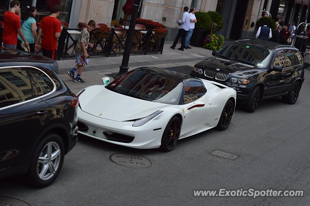 Ferrari 458 Italia spotted in Boston, Massachusetts