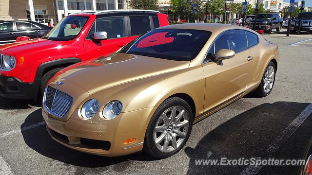 Bentley Continental spotted in Jacksonville, Florida