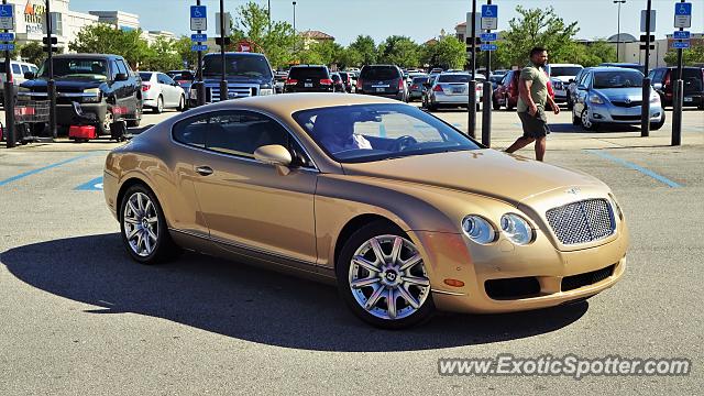 Bentley Continental spotted in Jacksonville, Florida