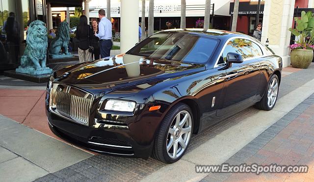 Rolls-Royce Wraith spotted in Jacksonville, Florida