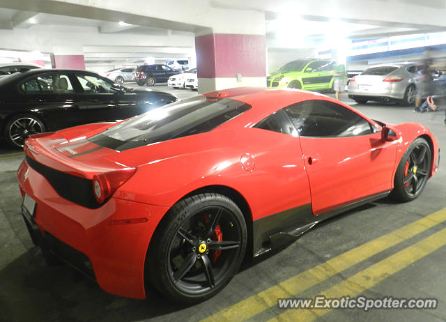 Ferrari 458 Italia spotted in Toronto, Canada