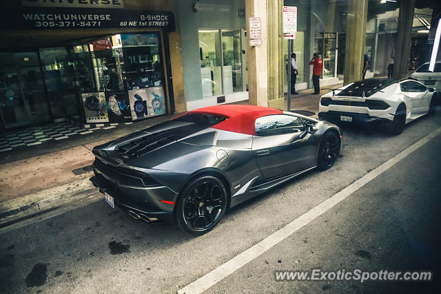 Lamborghini Huracan spotted in Miami, Florida