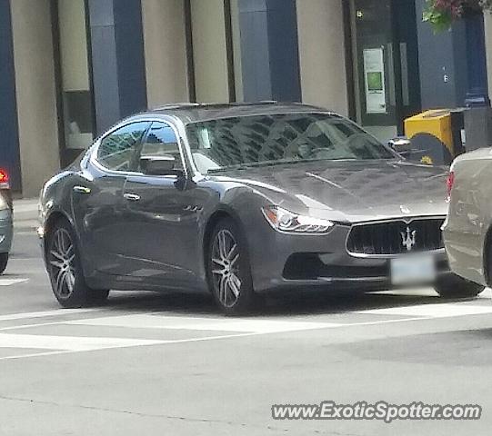 Maserati Ghibli spotted in Toronto, Canada