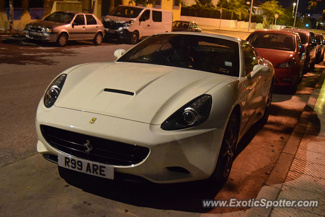 Ferrari California spotted in San Pedro, Spain