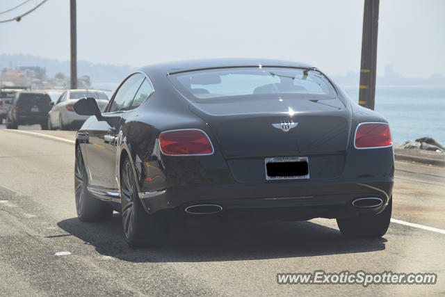 Bentley Continental spotted in Malibu, California