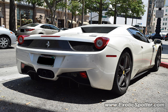 Ferrari 458 Italia spotted in Beverly Hills, California