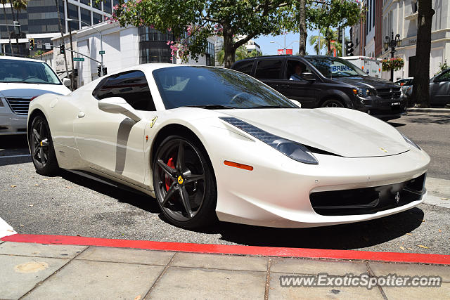 Ferrari 458 Italia spotted in Beverly Hills, California