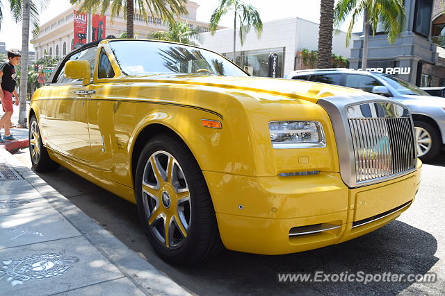 Rolls-Royce Phantom spotted in Beverly Hills, California