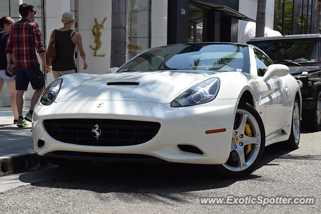 Ferrari California spotted in Beverly Hills, California