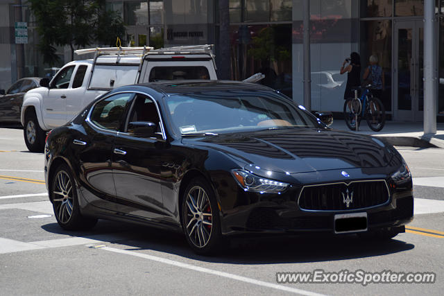 Maserati Ghibli spotted in Beverly Hills, California