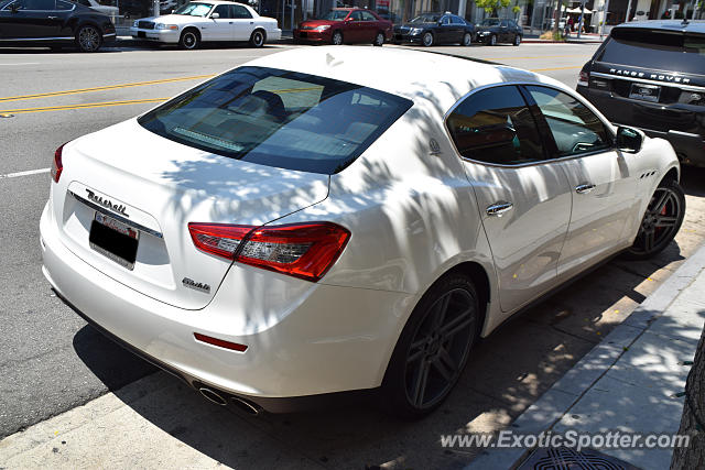 Maserati Ghibli spotted in Beverly Hills, California