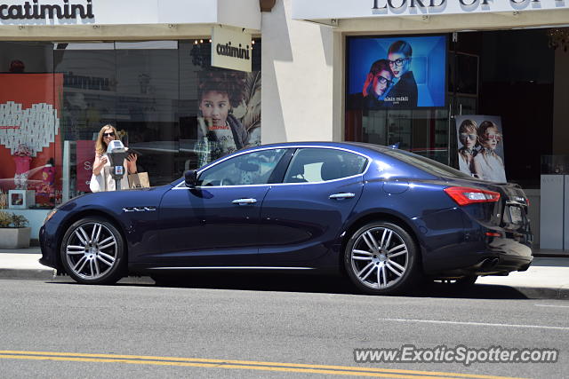 Maserati Ghibli spotted in Beverly Hills, California