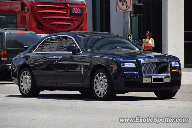 Rolls-Royce Ghost spotted in Beverly Hills, California