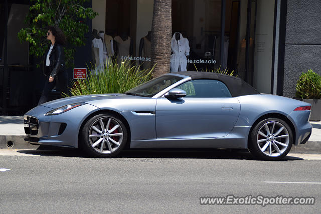 Jaguar F-Type spotted in Beverly Hills, California