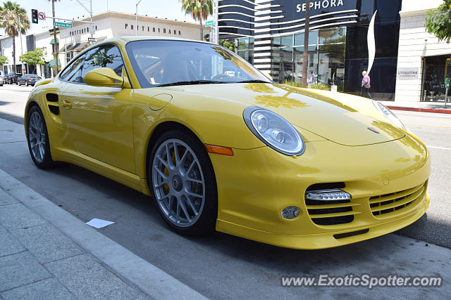 Porsche 911 Turbo spotted in Beverly Hills, California