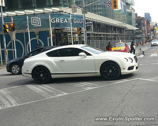 Bentley Continental spotted in Toronto, Canada