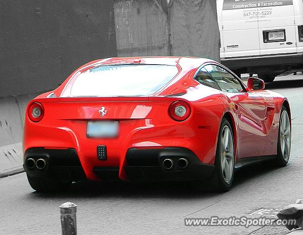 Ferrari F12 spotted in Toronto, Canada