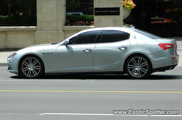 Maserati Ghibli spotted in Toronto, Canada