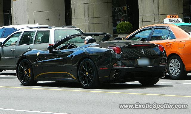 Ferrari California spotted in Toronto, Canada