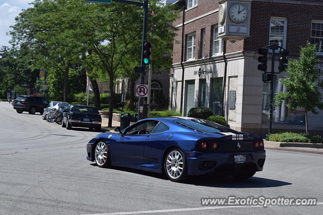 Ferrari 360 Modena spotted in Winnetka, Illinois