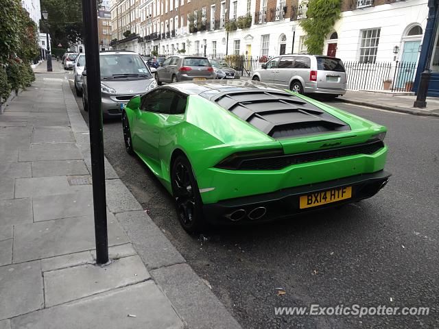 Lamborghini Huracan spotted in London, United Kingdom