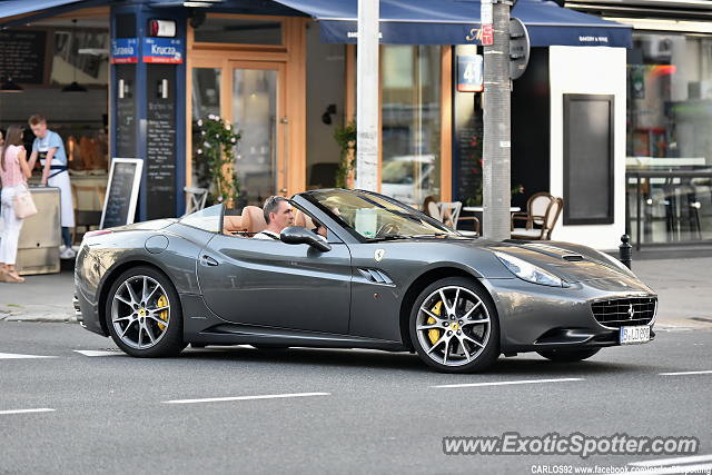 Ferrari California spotted in Warsaw, Poland