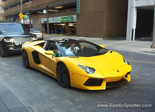 Lamborghini Aventador spotted in Toronto, Canada