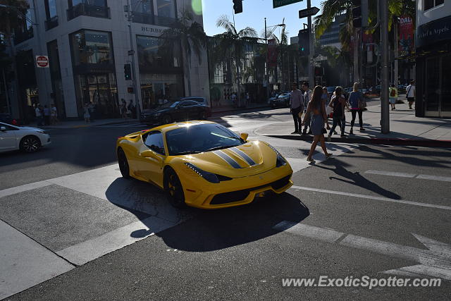 Ferrari 458 Italia spotted in Beverly Hills, California