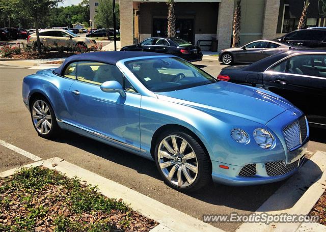 Bentley Continental spotted in Ponte Vedra, Florida