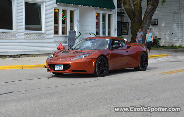 Lotus Evora spotted in Elkhart Lake, Wisconsin