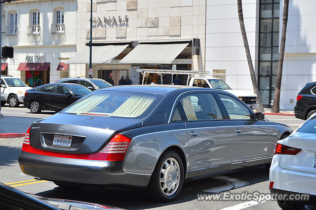 Mercedes Maybach spotted in Beverly Hills, California