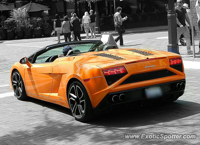 Lamborghini Gallardo spotted in Toronto, Canada