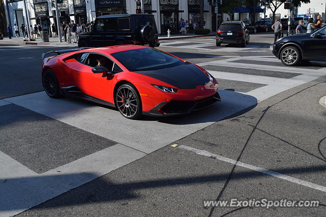 Lamborghini Huracan spotted in Beverly Hills, California