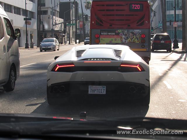 Lamborghini Huracan spotted in Beverly Hills, California