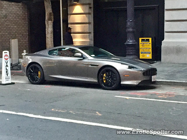 Aston Martin DB9 spotted in San Francisco, California