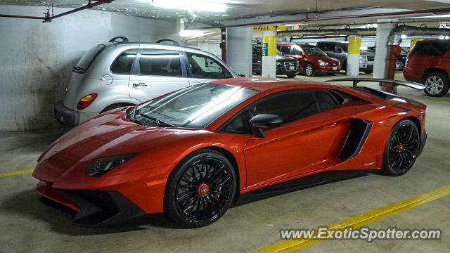 Lamborghini Aventador spotted in Georgetown, DC, Maryland