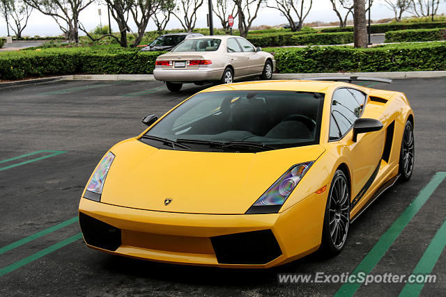 Lamborghini Gallardo spotted in Newport Beach, California