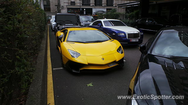 Lamborghini Aventador spotted in London, United Kingdom