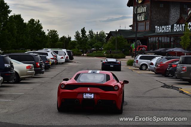 Ferrari 458 Italia spotted in Bolingbrook, Illinois