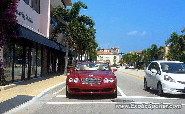 Bentley Continental spotted in Palm Beach, Florida