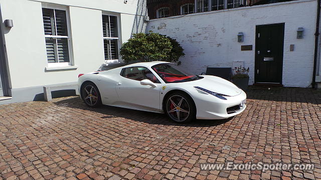 Ferrari 458 Italia spotted in London, United Kingdom