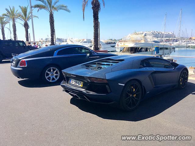 Lamborghini Aventador spotted in Vilamoura, Portugal