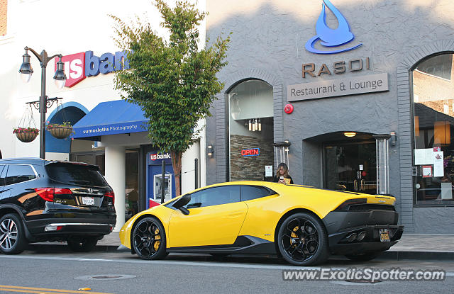 Lamborghini Huracan spotted in Burlingame, California