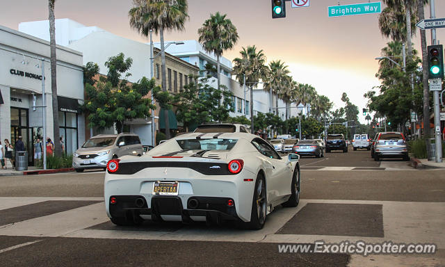 Ferrari 458 Italia spotted in Beverly Hills, California