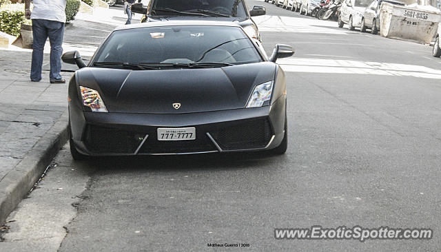 Lamborghini Gallardo spotted in São Paulo, Brazil