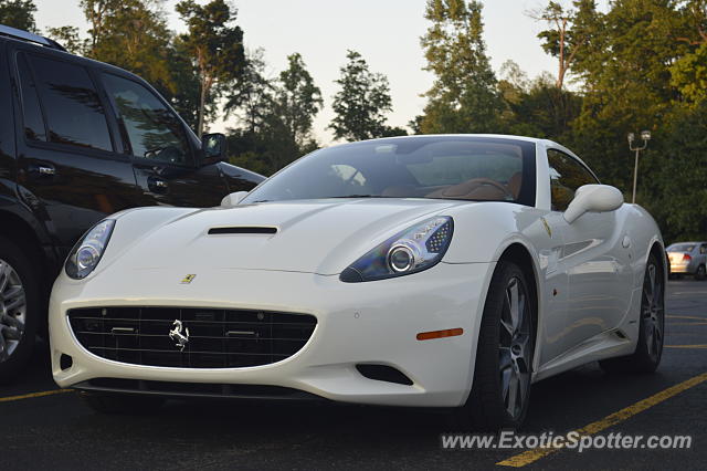 Ferrari California spotted in Pittsford, New York