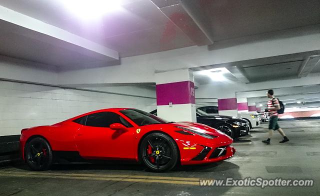 Ferrari 458 Italia spotted in Toronto, Ontario, Canada